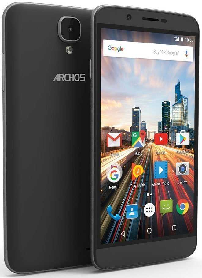 Выбор редакции
					смартфон archos 50 helium+ черный