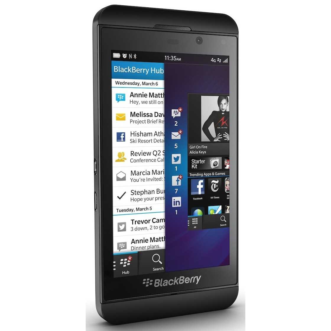 Мобильный телефон BlackBerry Z10 - подробные характеристики обзоры видео фото Цены в интернет-магазинах где можно купить мобильный телефон BlackBerry Z10