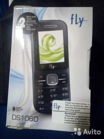 Мобильный телефон fly ds106d white