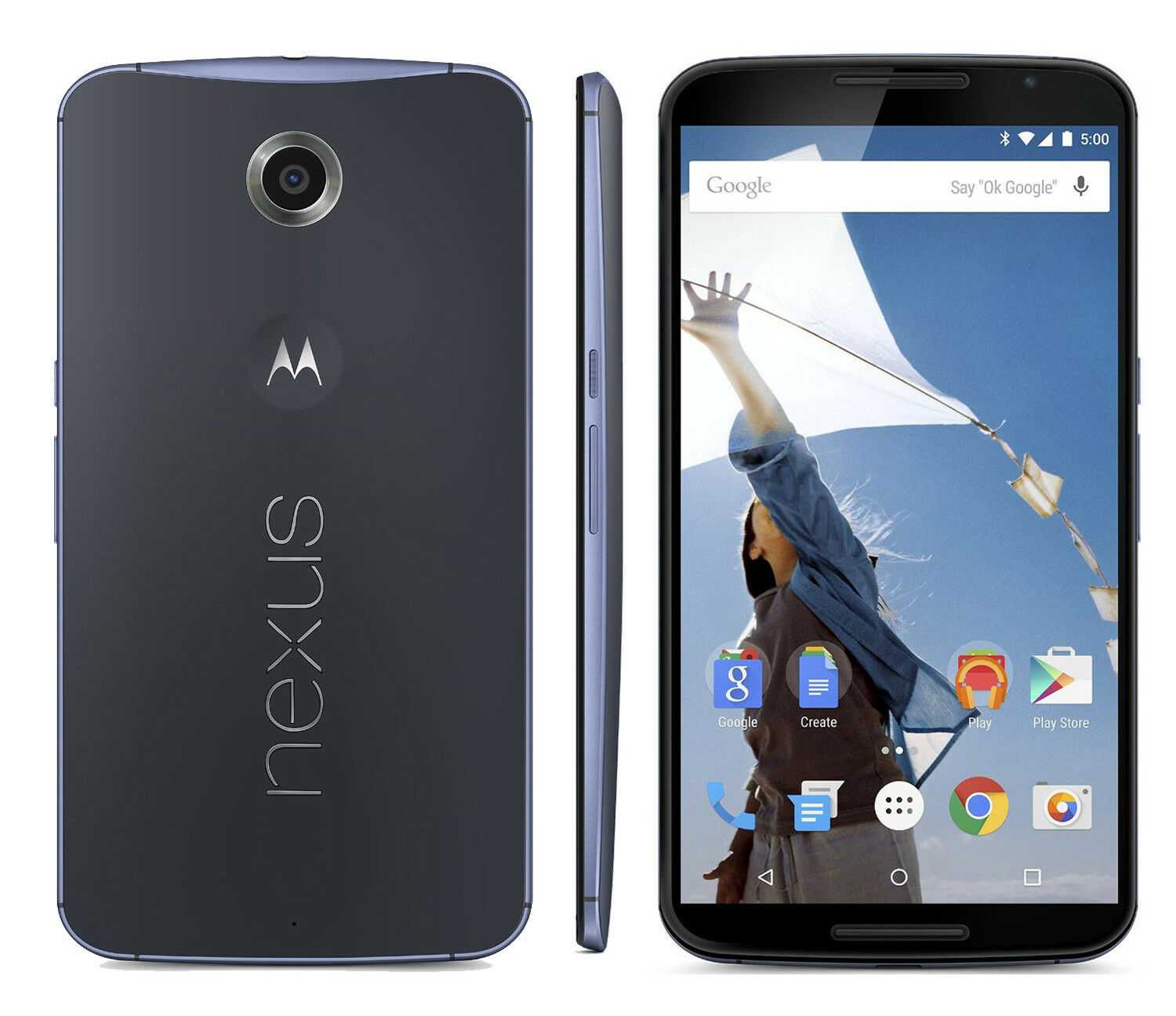 Мобильный телефон Motorola Nexus 6 - подробные характеристики обзоры видео фото Цены в интернет-магазинах где можно купить мобильный телефон Motorola Nexus 6