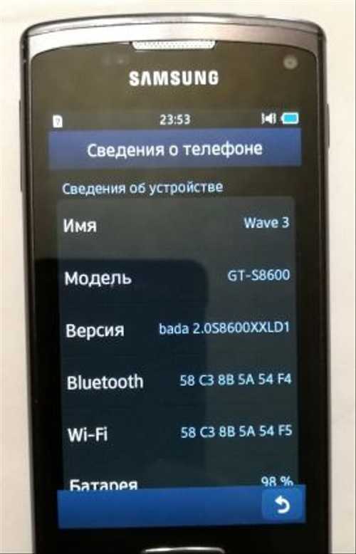 Смартфон samsung wave 3 gt-s8600 3 гб