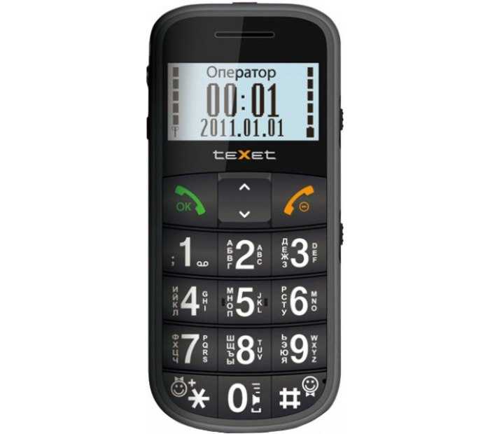 Мобильный телефон teXet TM-B110 - подробные характеристики обзоры видео фото Цены в интернет-магазинах где можно купить мобильный телефон teXet TM-B110