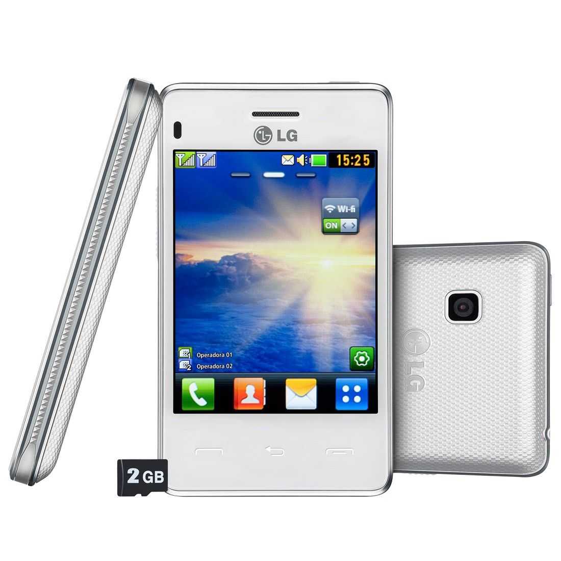 Lg t375 white titan (белый) - купить , скидки, цена, отзывы, обзор, характеристики - мобильные телефоны