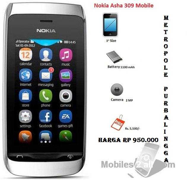 Nokia asha 309 (черный)