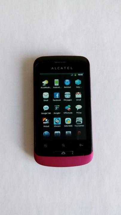 Alcatel ot s850 - описание телефона