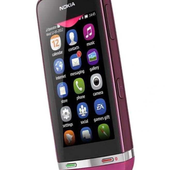 Nokia asha 311 charme (бело-золотистый)